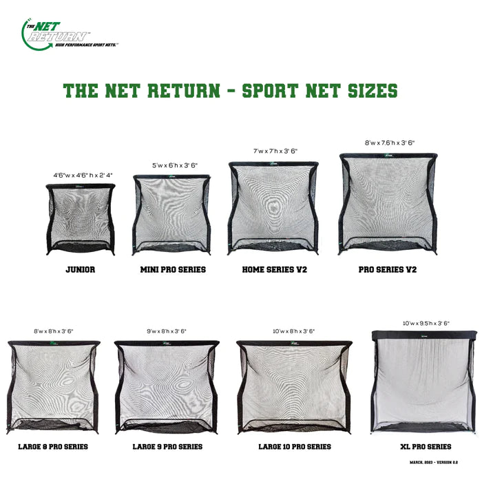 NET RETURN PRO HITTING NET- 8'x7'.6